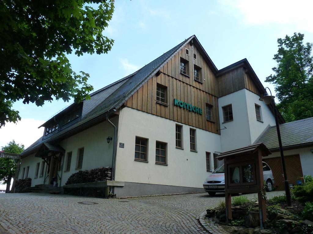 Hotel Berggasthof Koitsche Bertsdorf Exterior foto